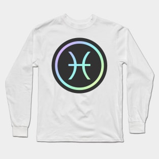 Rainbow Zodiac - Pisces Long Sleeve T-Shirt